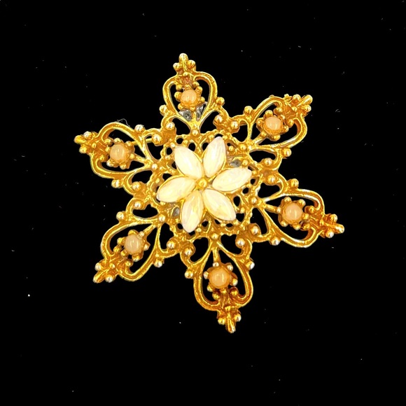Vintage Beautiful Stone Brooch. - Picture 5 of 13